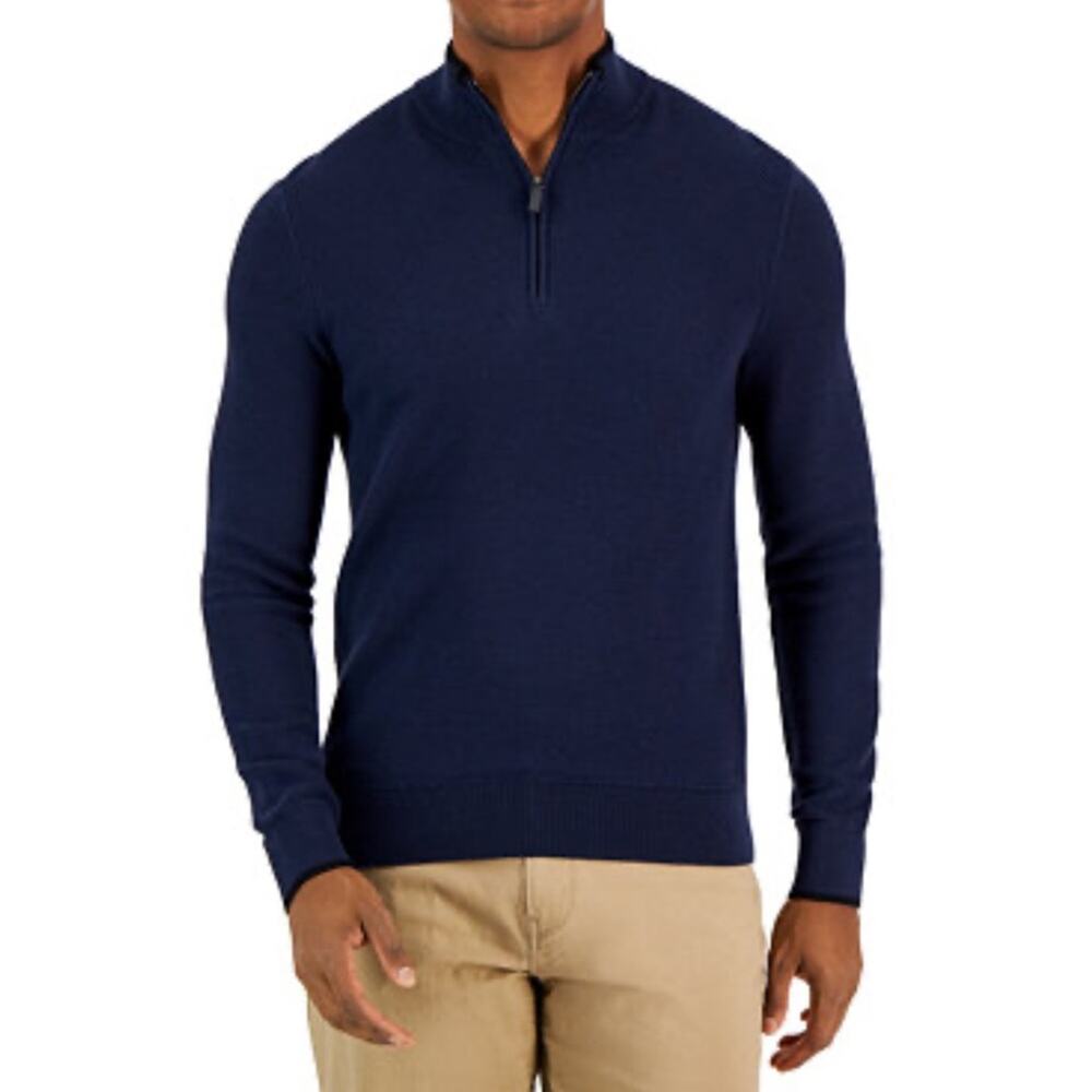 Michael Kors Sweater - Quarter Zip Up Size Large **
